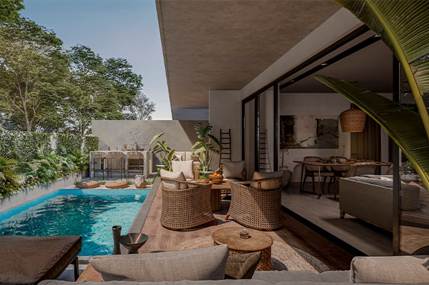 2Br Garden Pool
