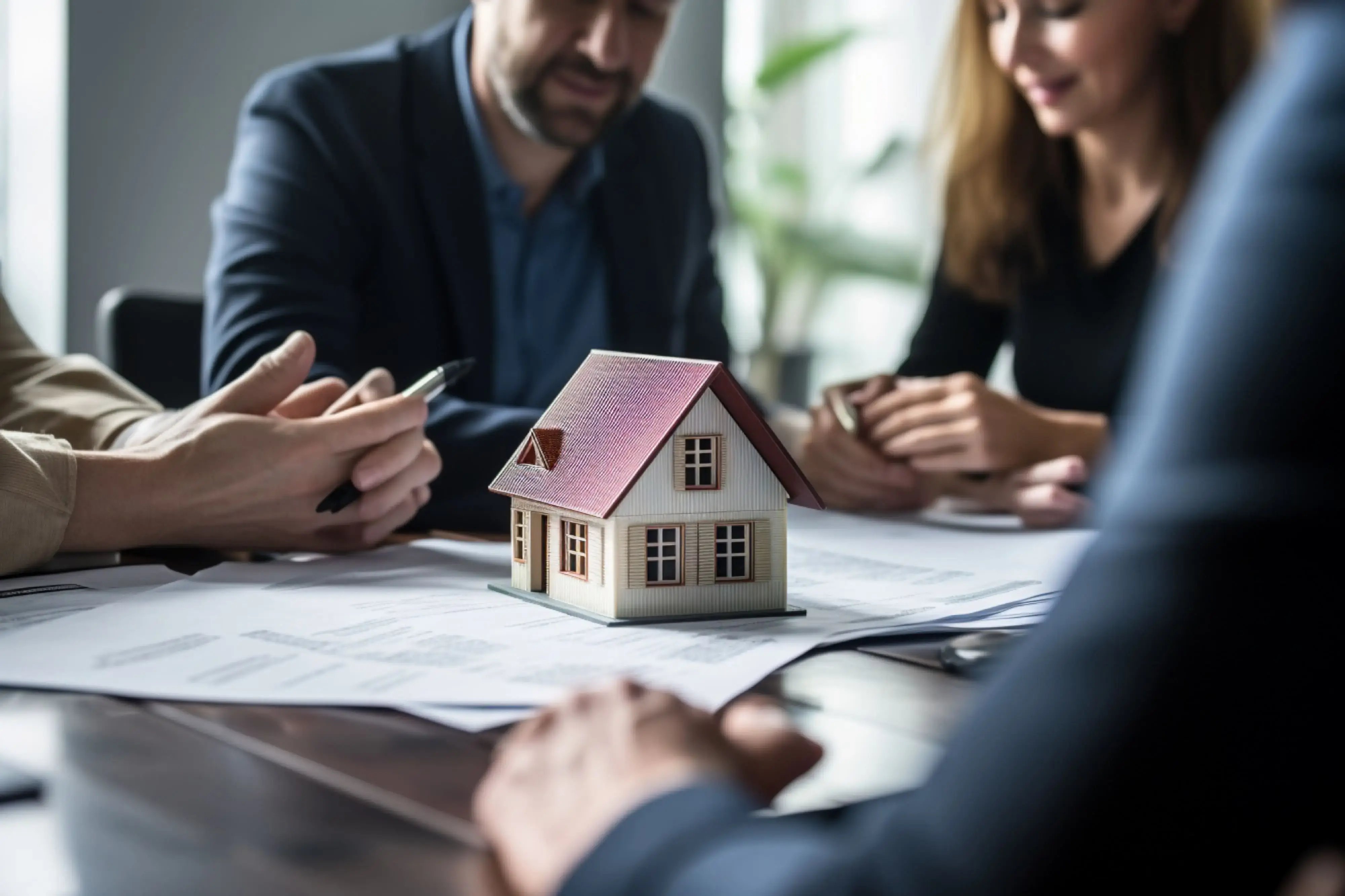 real-estate-agents-working-close-up-office-backgrounds